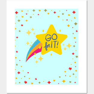 Go For It Posters and Art